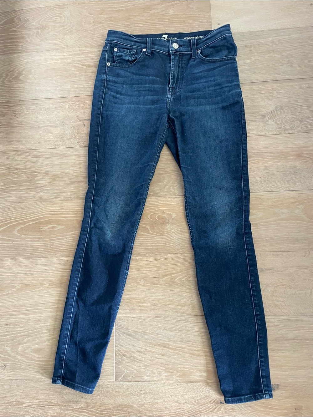 7 for all kind Gwenevere Skinny Blue Jeans - Size 28